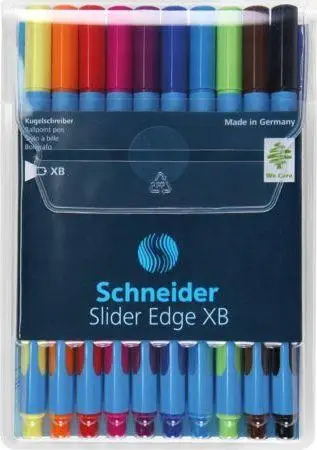 Set markera Schneider Slider Edge XB, 10 ngjyra