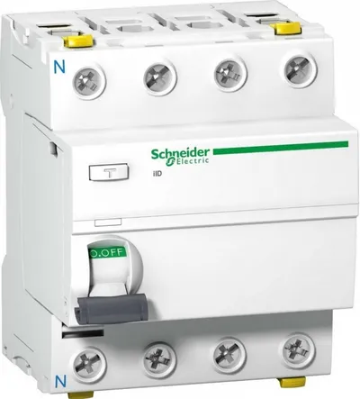 Ndërprerës Schneider RCD 4P, 40 A, 0.03 A, tip AC - 1