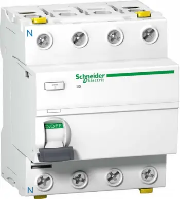 Ndërprerës qarku Schneider 4P 63A 0.03A type AC iID