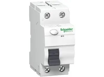Ndërprerës i qarkut Schneider RCD 2P 25A 0.03A tip AC ID K - A9Z05225, i bardhë