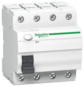 Ndërprerës diferencial RCD Schneider, 4P, 40A, 0.03A, Tipi A