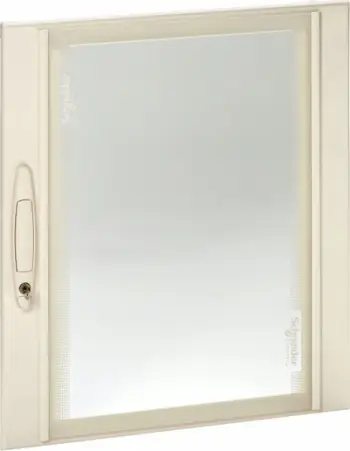 Derë transparente për kabinet elektrik Schneider Prisma Pack LVS08093, 630x550mm, IP30, e zezë