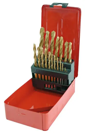 Set i turjelave MEGA, titanium, cilindrike, (26719)
