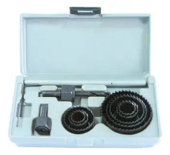 Set me elemente sharrë vrimë MEGA - 26409, 19-64mm, 11 elemente