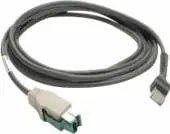 Kabllo USB Zebra CBA-U23-S07ZBR, 2.13m, për Symbol LS2208/DS9908R, e zezë