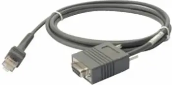 Kabllo lidhëse Zebra CBA-R01-S07PBR, 2.13m, për Symbol LS2208, e zezë