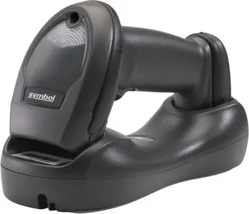 Skaner barkodi Zebra LI4278-TRBU0100ZER wireless 1D me Bluetooth dhe bazë karikimi, i zi