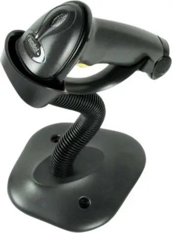 skaner barkodesh, Zebra, LS2208 LS2208-SR20007R-UR, dorembajtës, i shpejtë për POS, Black e zezë