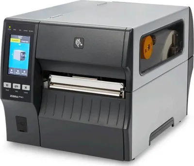 Printer etiketa Zebra ZT421, 203 DPI, industrial, i zi dhe gri - 1