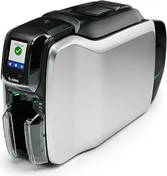 Printer kartelash plastik Zebra ZC300, 300 x 300 DPI, Wi-Fi, Argjendtë