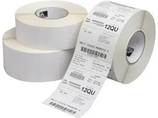 Rrotull etiketash Zebra Z-Perform 1000T, 31.75 x 57.15mm, ngjitës i heqshëm, 4240 etiketa