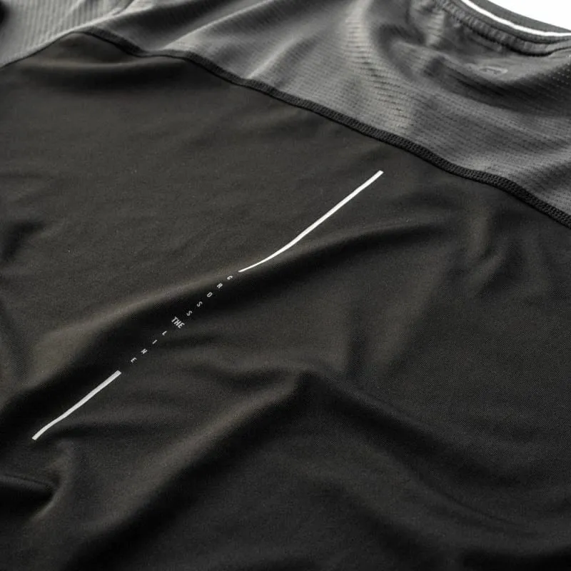 Bluzë sportive IQ Ilange, material poliester elastan, tharje e shpejtë, gri - 6