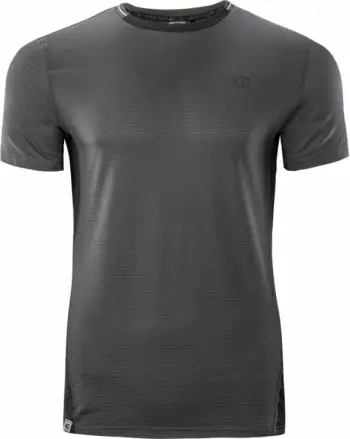 Bluzë sportive IQ Ilange, material poliester elastan, tharje e shpejtë, gri