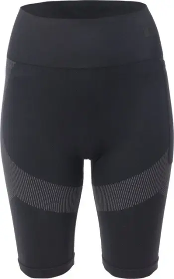 Leggings për gra Energetics INGEL BOTTOM 1/2 WMNS, gjysmë të shkurtra, seamless, të zeza