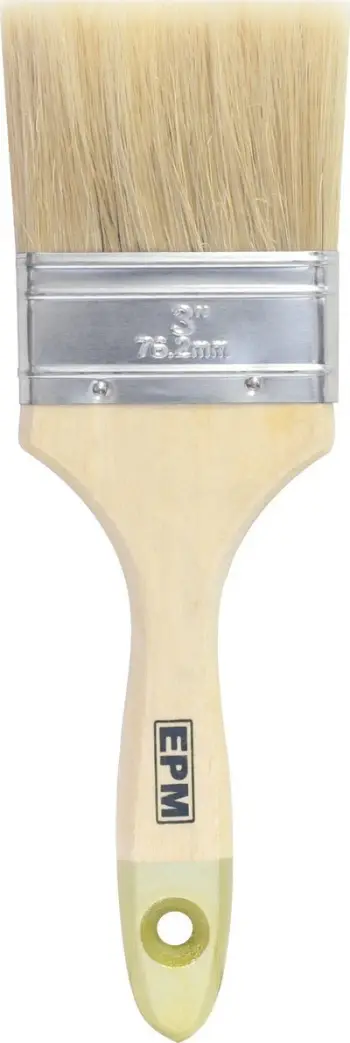 Furkë e sheshtë për bojë EPM GOLD ENGLISH, 76mm 3", dorezë druri
