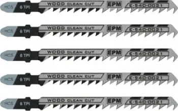 Tehe sharrë elektrike EPM T101D, 100mm, 6TPI dru, set 5 copë