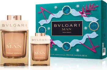 Eau de Parfum për meshkuj Bvlgari Man Terrae Essence set 100ml + 15ml