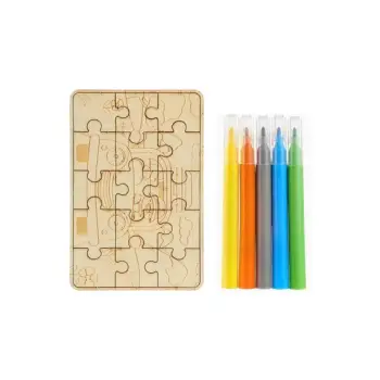 Loder dërrasë puzzle për ngjyrsoje (Penguin)