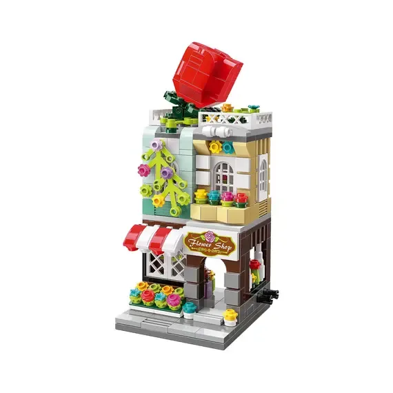 Lodër - City Corner Building Block (Florist, 329 copë) - 1