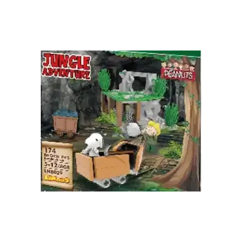 Lodër - Snoopy Jungle Adventure Building Blocks B(Abandoned Mine, 186 copë)