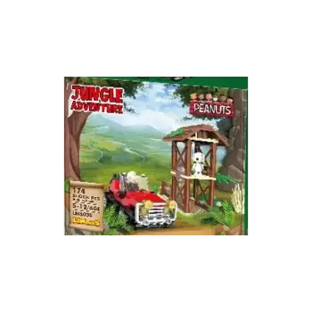 Lodër - Snoopy Jungle Adventure Building Blocks B(Abandoned Tower, 192 copë)