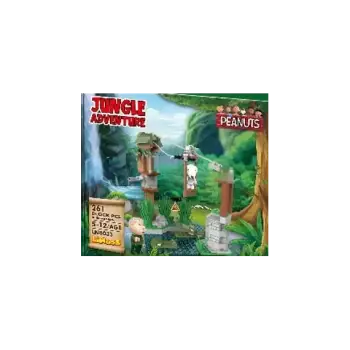 Lodër - Snoopy Jungle Adventure Building Blocks B(The Crocodile, 211 copë)