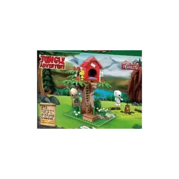 Lodër - Snoopy Jungle Adventure Building Blocks A(The Tree House, 287 copë)