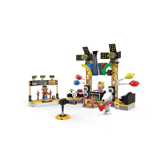 Lodër - Snoopy Street Fair Building Blocks A(Music Party, 303 copë) - 1