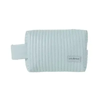 Çantë kozmetike Soft Quilted / kaltërt hapur