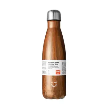 Shishe e izoluar Çelik inox Imitation Wood Grain (500mL)