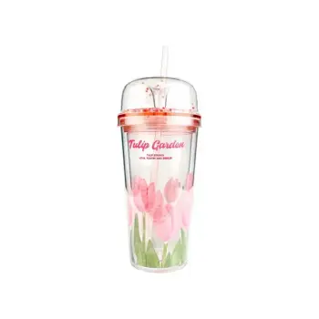 Gota plastike 480ml Tulip Garden Collection