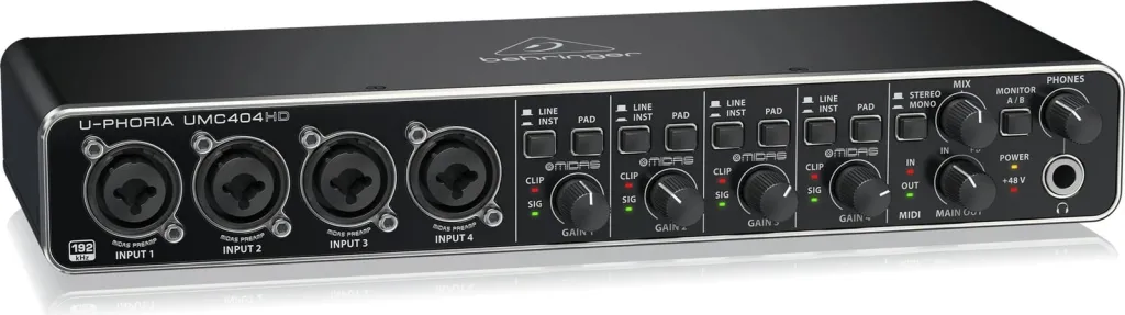 Interfejs audio Behringer UMC404HD, i zi - 2