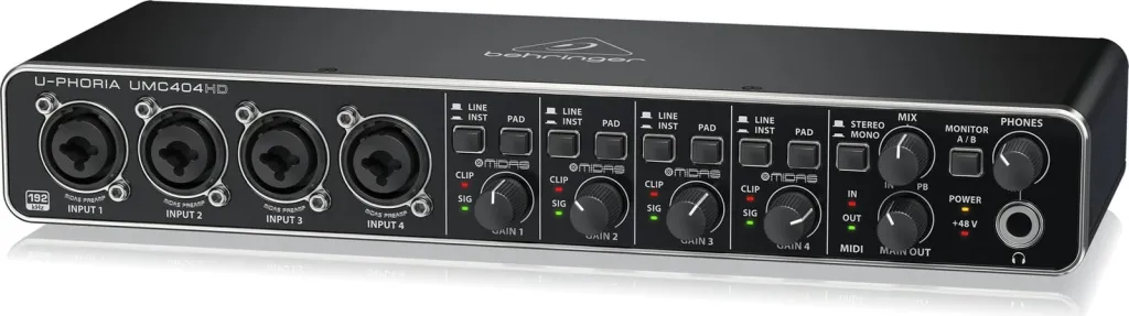 Interfejs audio Behringer UMC404HD, i zi - 3