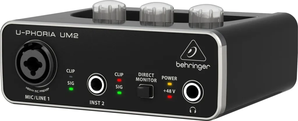 Audio interface Behringer UM2, e zezë - 4