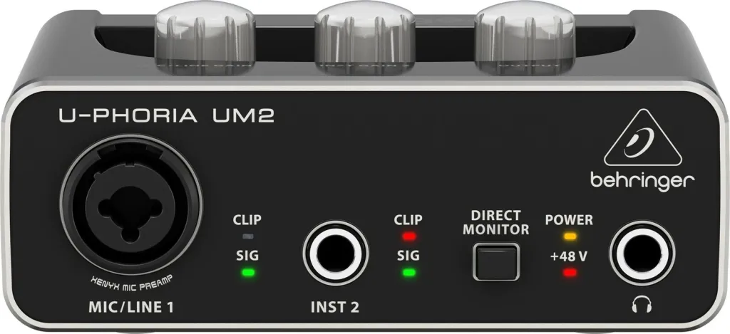Audio interface Behringer UM2, e zezë - 6