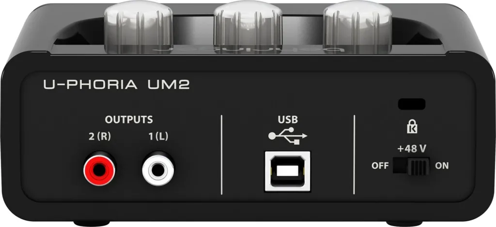 Audio interface Behringer UM2, e zezë - 7