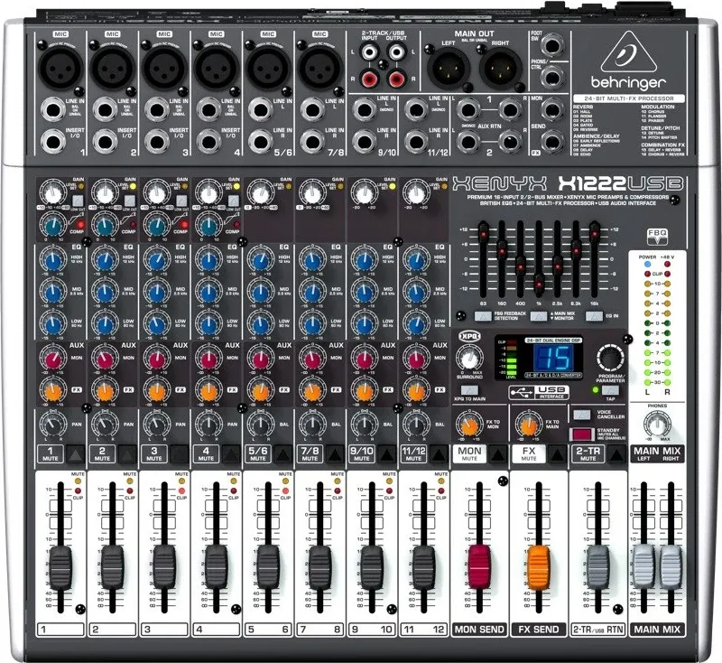 Mikser audio Behringer X1222USB 4 kanale - 2