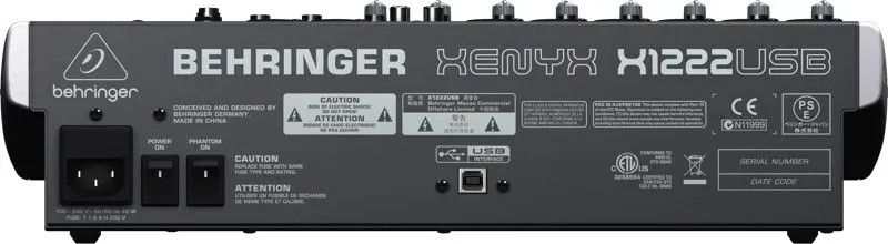 Mikser audio Behringer X1222USB 4 kanale - 4