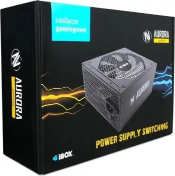 Furnizues me energji IBOX Aurora, 600W, ventilator 14cm, i zi