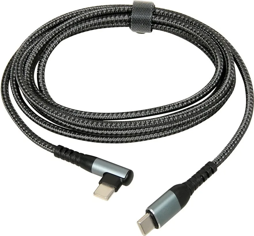 Kabllo iBOX IKUTC100, USB-C, 100W, 2m, i zi - 3