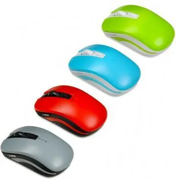 Maus iBOX LORIINI, wireless, USB, i zi dhe i kuq - 1