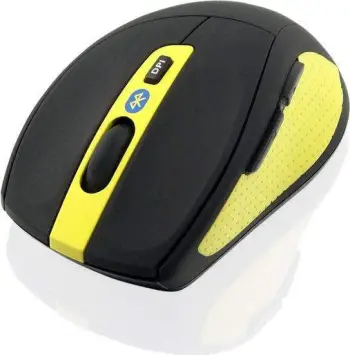 Maus iBOX Bee, wireless, USB, i zi dhe i verdhë