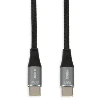 Kabllo iBOX, USB C / USB C, 2 m, e zezë