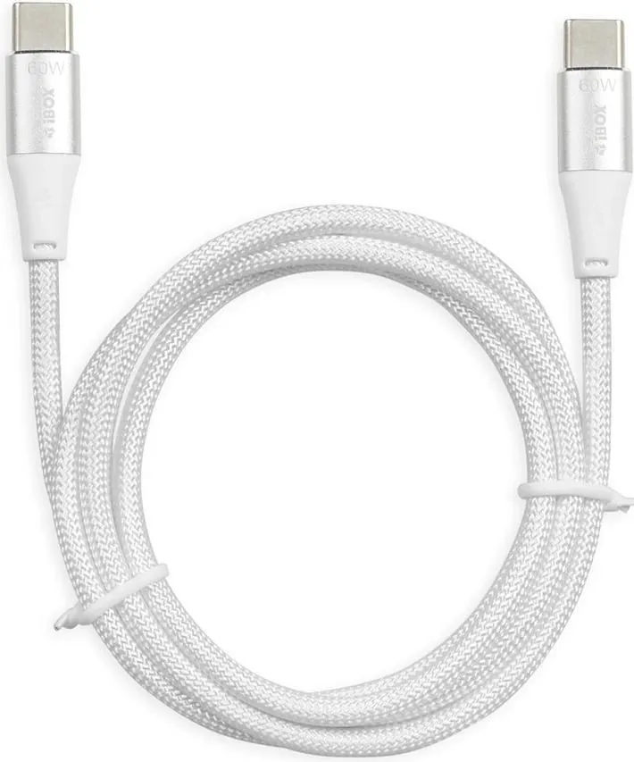 Kabllo iBOX, USB C / USB C, 1 m, e bardhë - 2