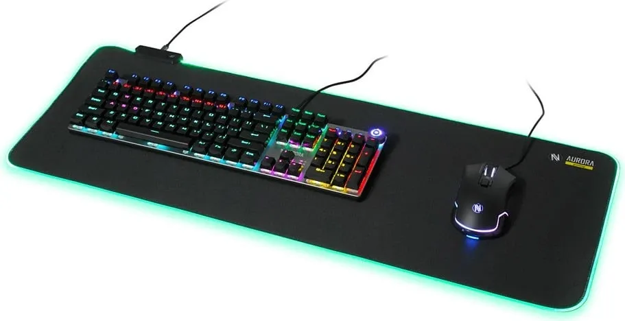 Mauspad IBOX Aurora Gaming MPG5 RGB, i zi - 2