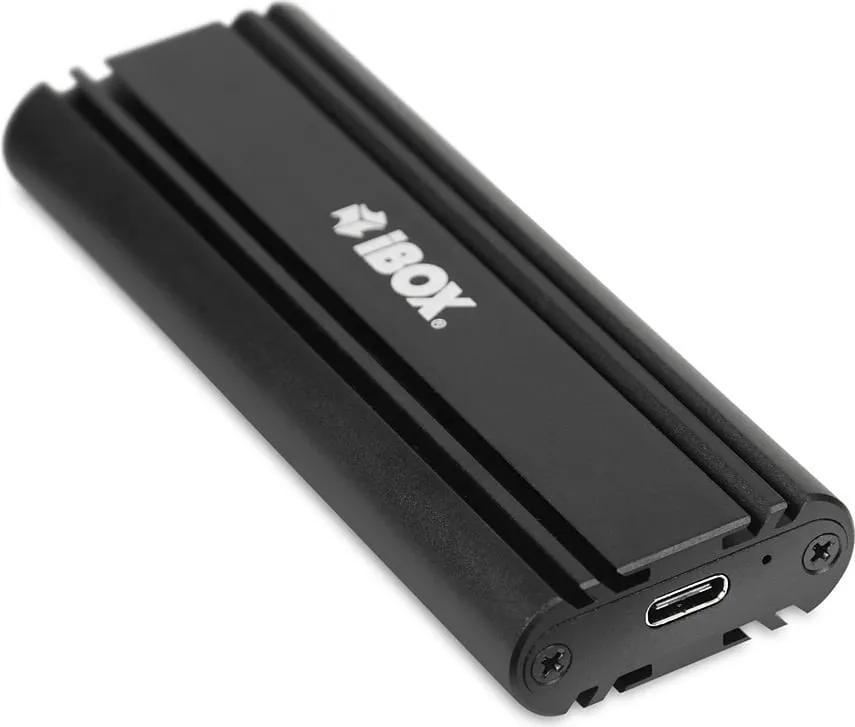 Kasë për SSD IBOX HD-07, M.2, e Zezë - 1