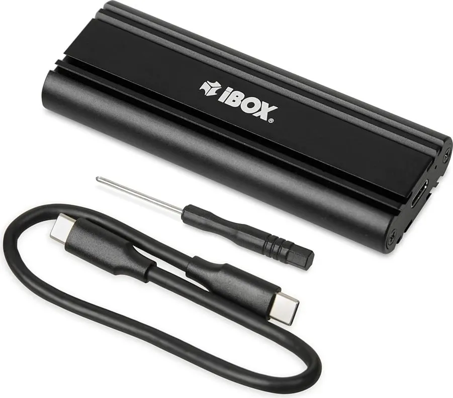 Kasë për SSD IBOX HD-07, M.2, e Zezë - 11