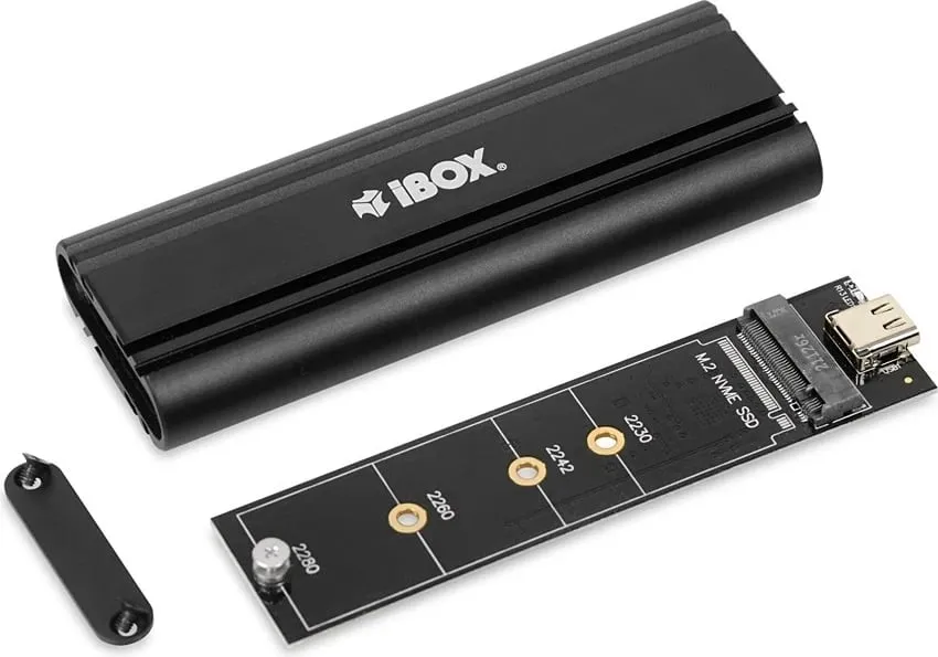 Kasë për SSD IBOX HD-07, M.2, e Zezë - 12