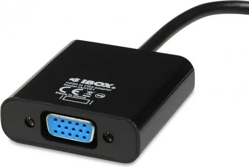 Përshtatës iBox HDMI Type A, VGA, i zi - 2