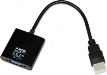 Përshtatës iBox HDMI Type A, VGA, i zi